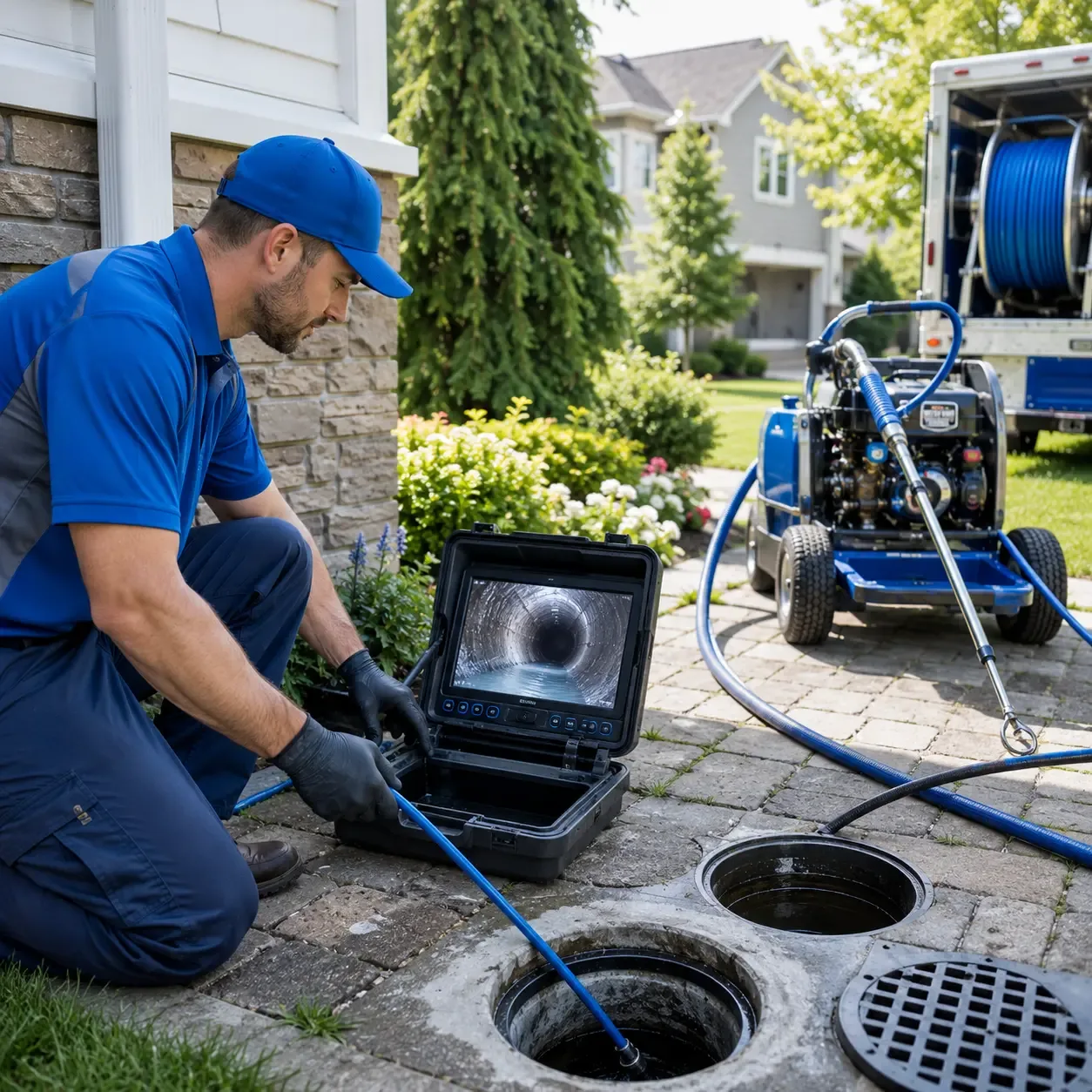 Outdoor drain cleaning professionals serving Millis, MA